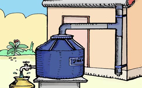 Βαρέλι για συλλογή βρόχινου νερού